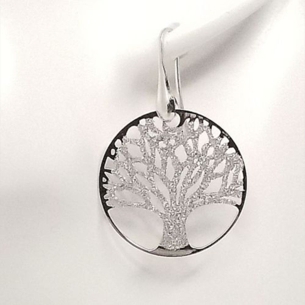 - sterling silver tree of life earrings